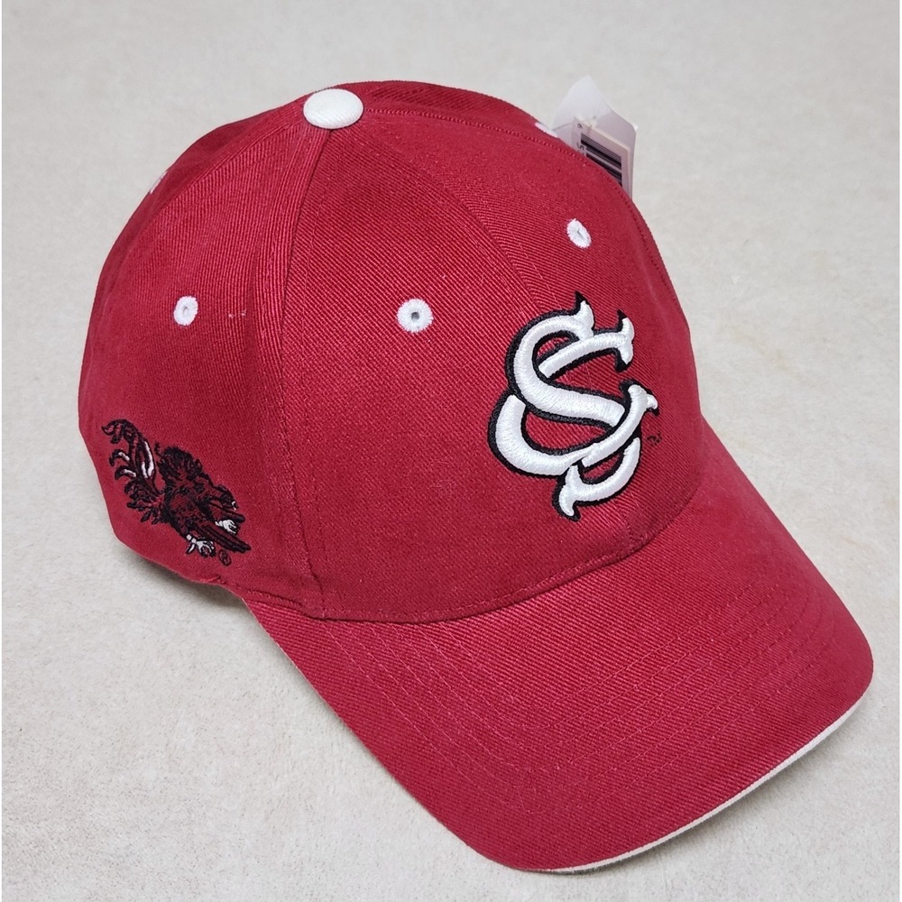 USC Gamecocks Cocks One Size Fits All Strap Back Red HMI Baseball Cap Hat - Picture 2 of 7